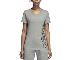 Adidas Palaidinė AOP Linear Tee Pilkas Heather DJ1600