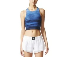 Adidas Palaidinė Crop Top Graph Mlg Mėlyna BQ5857