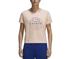 Adidas Palaidinė Emblem Tee Haze Coral DJ1604