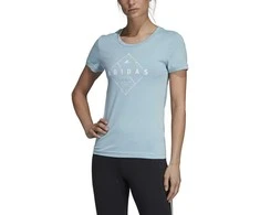 Adidas Palaidinė Emblem Tee Mėlyna DV3011