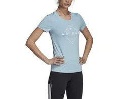 Adidas Palaidinė Emblem Tee Mėlyna DV3011