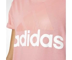 Adidas Palaidinė ESS LIN LO TEE Tactile Rose