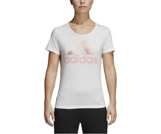 Adidas Palaidinė Foil Text Bos Baltas CV4562