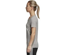Adidas Palaidinė Foil Text Bos Pilkas CV4565