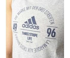Adidas Palaidinė Logo Tee Pilkas Heather BP8392