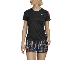 Adidas Palaidinė Moterims Own The Run Tee Juodas FS9818