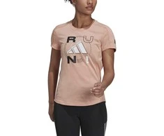 Adidas Palaidinė Moterims Run Logo W 1 Peach GV1352