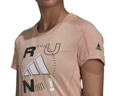 Adidas Palaidinė Moterims Run Logo W 1 Peach GV1352