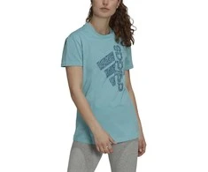 Adidas Palaidinė Moterims W Vrtcl Zbr G Tee Mėlyna GS4155