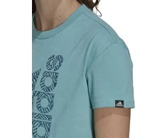 Adidas Palaidinė Moterims W Vrtcl Zbr G Tee Mėlyna GS4155