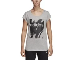 Adidas Palaidinė W E AOP Tee Pilkas DU0636