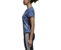 Adidas Palaidinė W Id Slim Tee Mėlyna CG1002