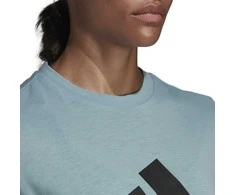 Adidas Palaidinė W Mh Bos Tee Mėlyna DY7734