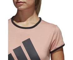 Adidas Palaidinė W Sid Slim Tee Rožinė Juodas CF1440