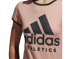 Adidas Palaidinė W Sid Slim Tee Rožinė Juodas CF1440