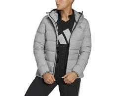 Adidas Pūkinė Striukė Moterims W Helionic Mel Pilkas H59835
