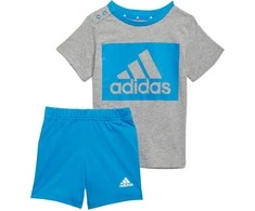 Adidas Sportinis Komplektas Vaikams I Bl T Set Pilkas Mėlyna H65822