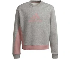Adidas Sportinis Kostiumas Mergaitėms G Bos Co Ts Pilkas Rožinė H57225