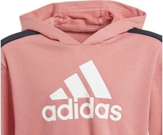 Adidas Sportinis Kostiumas Mergaitėms G Hooded Crop Ts Juodas Rožinė GM8933