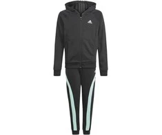 Adidas Sportinis Kostiumas Mergaitėms G Hooded Co Ts Juodas GN5509