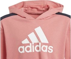 Adidas Sportinis Kostiumas Mergaitėms G Hooded Crop Ts Juodas Rožinė GM8933