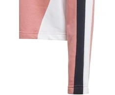 Adidas Sportinis Kostiumas Mergaitėms G Hooded Crop Ts Juodas Rožinė GM8933