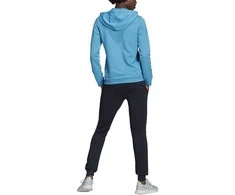 Adidas Sportinis Kostiumas Moterims W Lin Ft Ts Juodas Mėlyna HD1696