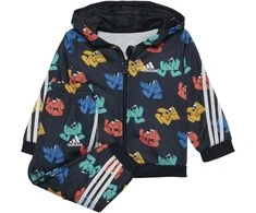 Adidas Sportinis Kostiumas Vaikams I Fi Shiny Jog Juodas HF1971