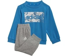 Adidas Sportinis Kostiumas Vaikams I Lin Ft Jog Pilkas Mėlyna HF1910