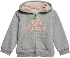Adidas Sportinis Kostiumas Vaikams I Logo Fz Hd Fl Pilkas Heather / Haze Coral