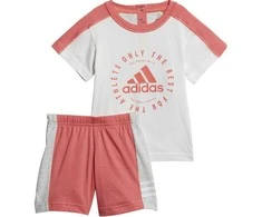 Adidas Sportinis Kostiumas Vaikams I Print Sum Set Baltas Raudona DV1261