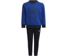 Adidas Sportinis Kostiumas Vaikams Lk Logo Jog Set Mėlyna Juodas HF1899