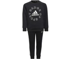 Adidas Sportinis Kostiumas Vaikams Lk Logo Jog Set Juodas H65797