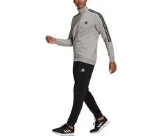 Adidas Sportinis Kostiumas Vyrams M 3s Ft Tt Ts Pilkas Juodas