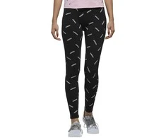 Adidas Tamprės Moterims W Aop Tights Juodas DW8021
