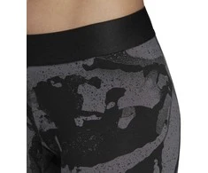 Adidas Tamprės Moterims W E AOP Tights Juodas Pilkas DP2365