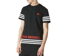 Adidas Originals Marškinėliai STREET GRP TEE Juodas AZ1141