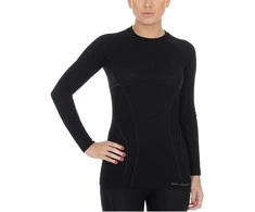 Brubeck Palaidinė Moterims Active Wool Juodas