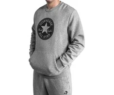 Converse Džemperis Chuck Patch Graphic Crew VGH Pilkas 10005825 035