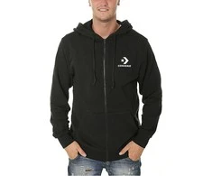 Converse Džemperis Star Chevron FZ Hoodie Juodas 10007881 001