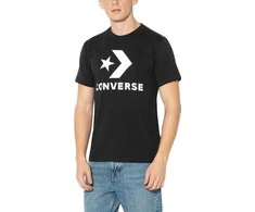 Converse Marškinėliai Star Chevron Tee Juodas 10007888 001