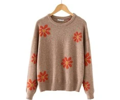 Glo Story Megztinis Moterims Brown WMY 5258/BROWN