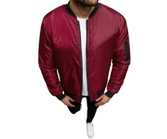 J.Style Bomber Striukė Vyrams Bordo 5M708-6