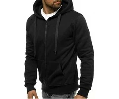 J.Style Džemperis Vyrams Fleece Juodas 68B2008-3