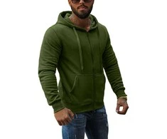 J.Style Džemperis Vyrams Fleece Khaki 68B2008-29