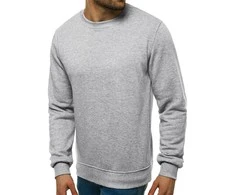 J.Style Džemperis Vyrams Fleece Light Pilkas 68B2001-2
