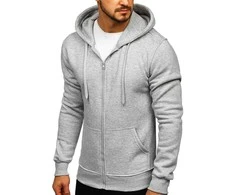 J.Style Džemperis Vyrams Fleece Pilkas 68B2008-2