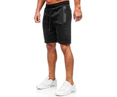J.Style Šortai Vyrams Juodas 17K533-3