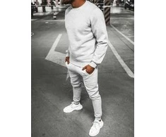 J.Style Sportinis Kostiumas Vyrams Fleece Pilkas 68C10380-2
