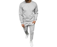 J.Style Sportinis Kostiumas Vyrams Fleece Pilkas 68C10380-2